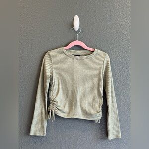 Girls Casual Green Size Small 6/6X Art Class Long Sleeve Shirt Top